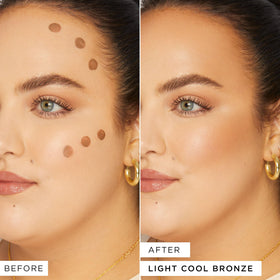 tarte cushion tip close-up for precise, no-mess application