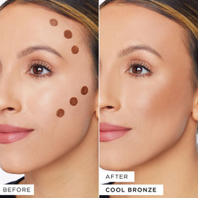 tarte cushion tip close-up for precise, no-mess contour application