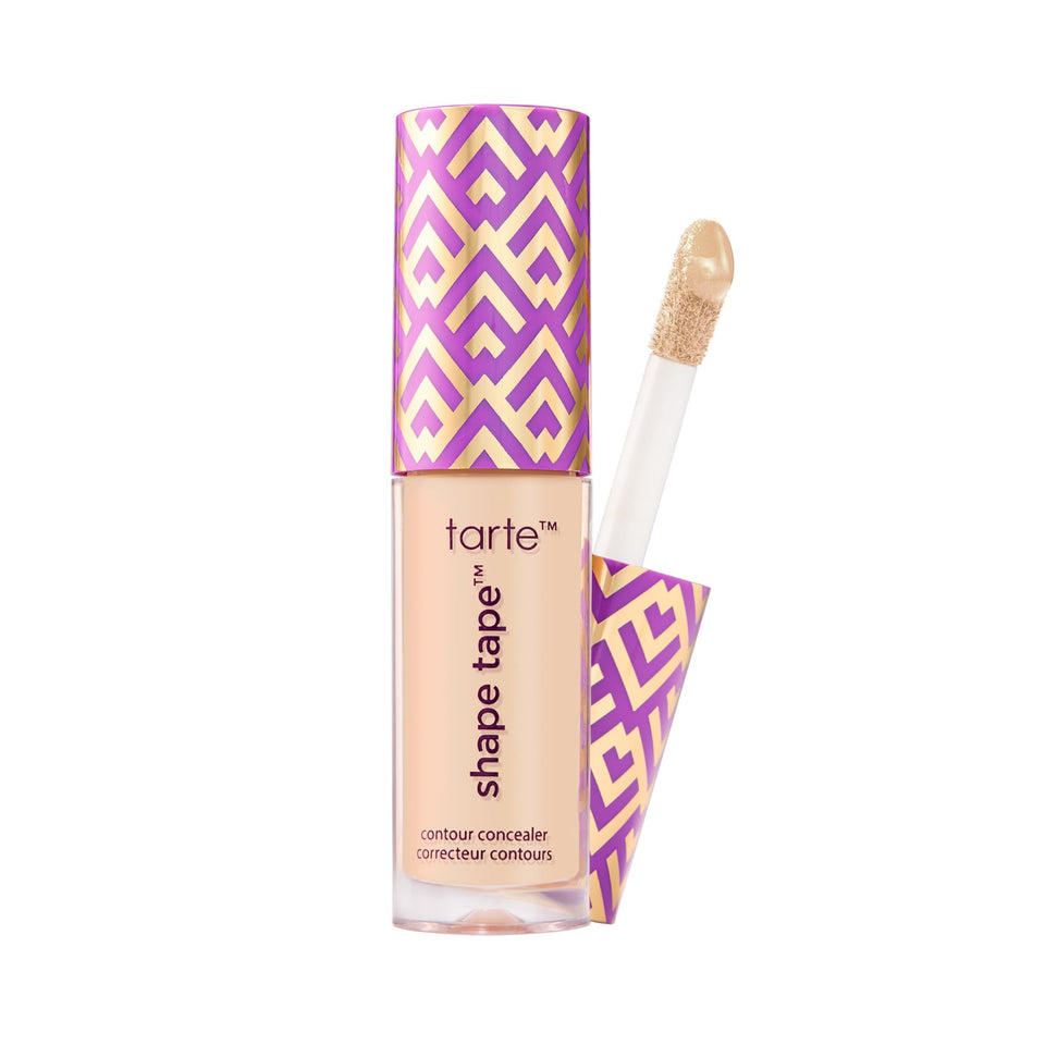 tarte shape tape 12N front packaging showing product and shade, travel-ready benefit