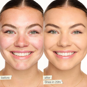tarte close-up of doe-foot applicator offering precise, blendable coverage benefit
