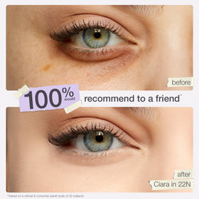 swipe of tarte concealer texture highlighting creamy finish and non-cakey blendability