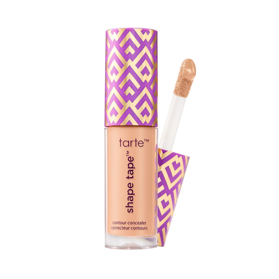 tarte shape tape front packaging showing travel-size tube and shade