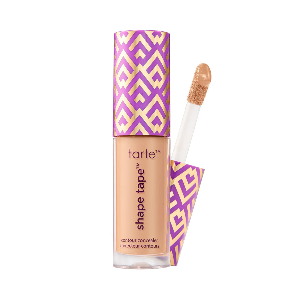 tarte shape tape front tube showing compact travel packaging and easy handling