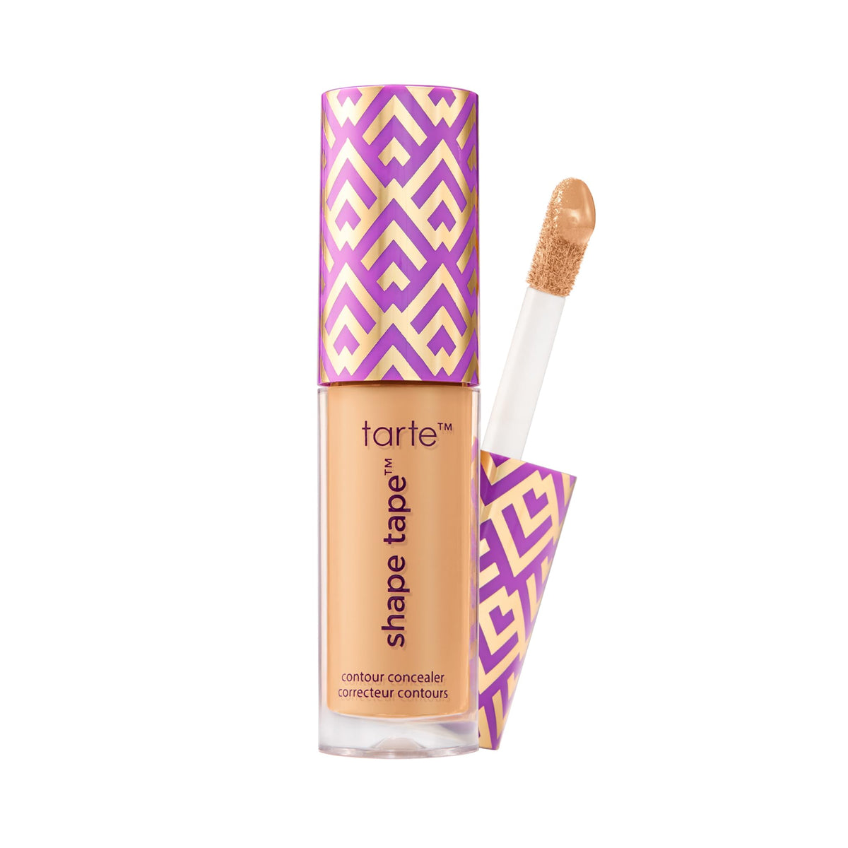 tarte front tube showing packaging and shade for easy recognition and travel convenience