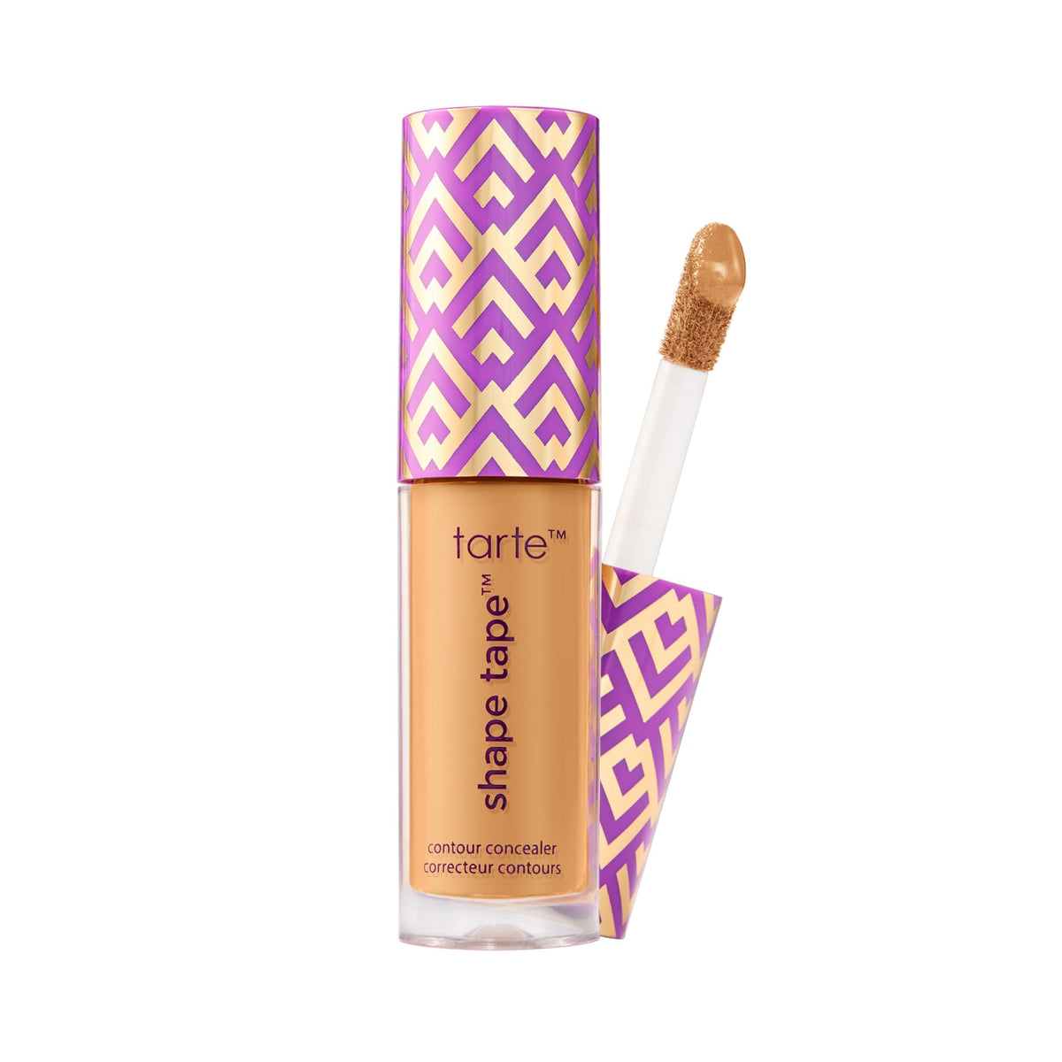 tarte Shape Tape front tube view showing shade and compact benefits