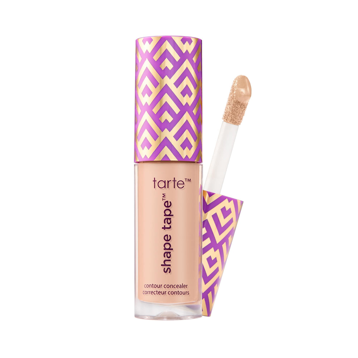 tarte Shape Tape front view tube showing product and shade for easy identification and convenience