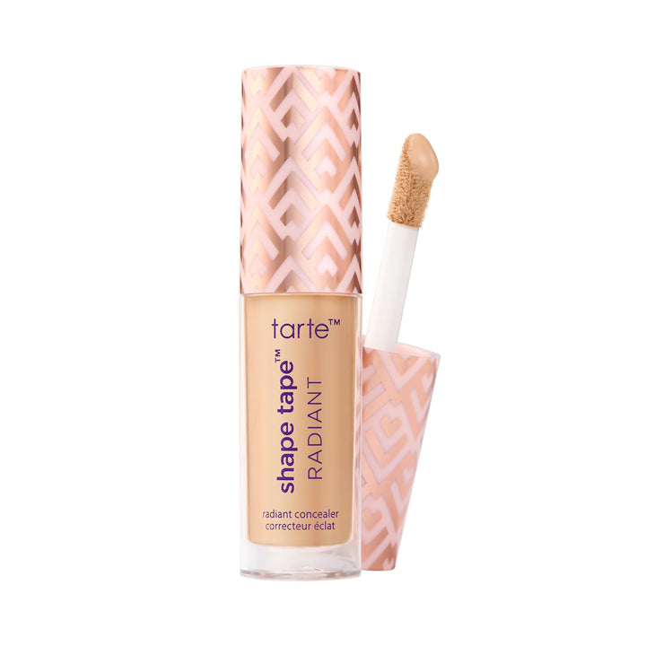tarte shape tape radiant front packaging showing compact travel size and convenience