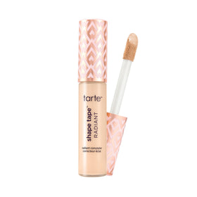 tarte Shape Tape front packaging showing full-size tube and cap, clear product benefit