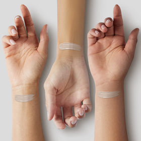 tarte shade 16N swatched on forearm showing coverage and color match benefit