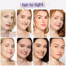 tarte shape tape swatches on arm comparing coverage and blendability for shade matching