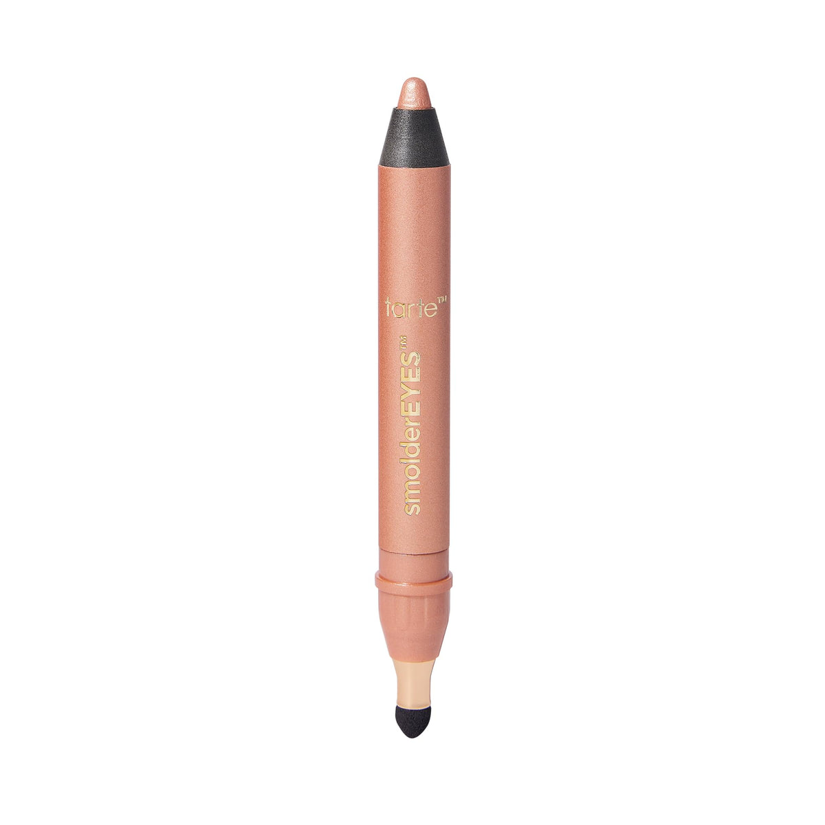 tarte smolderEYES front packaging showing full-size pencil and label benefit
