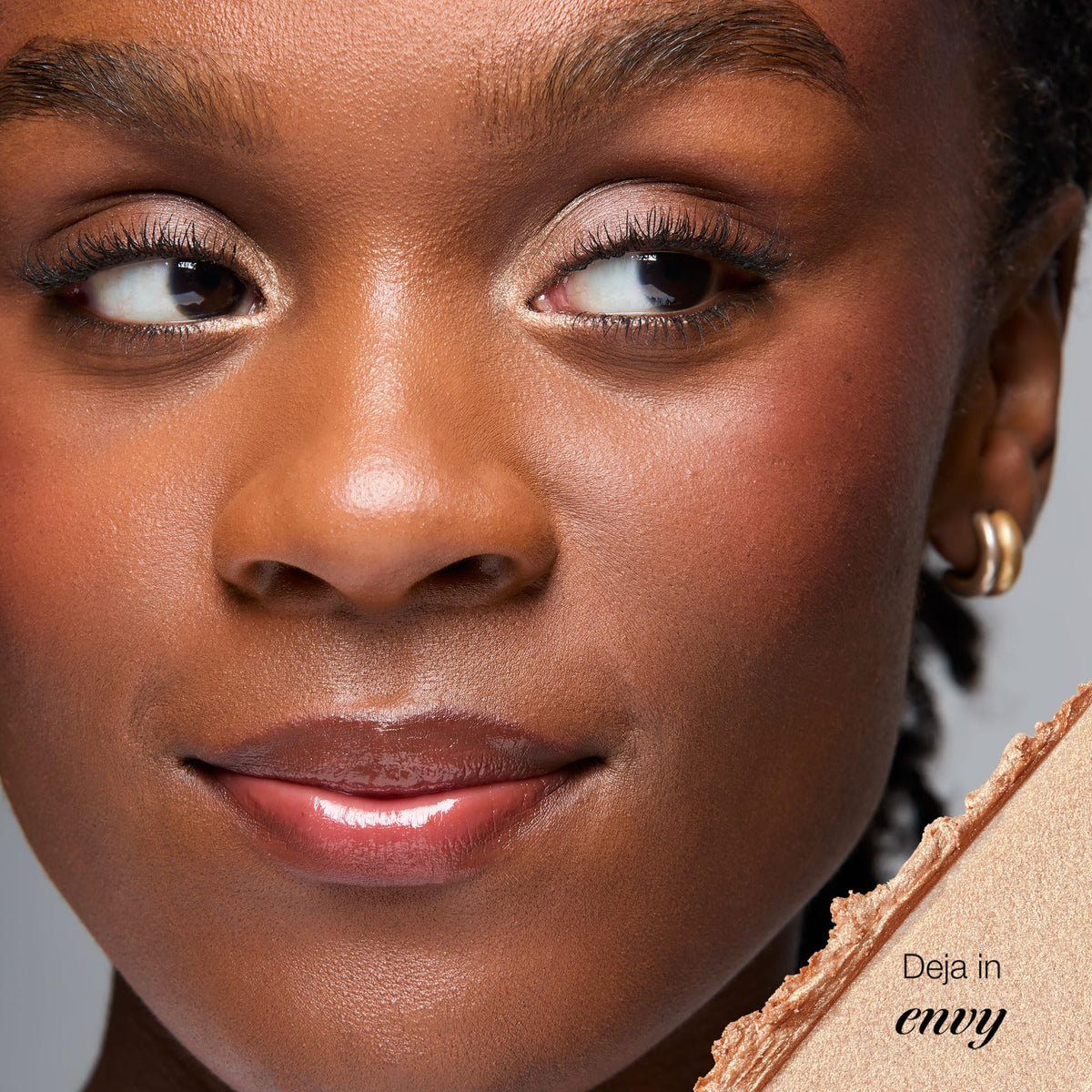tarte smolderEYES applied along lashline demonstrating precise definition and wear