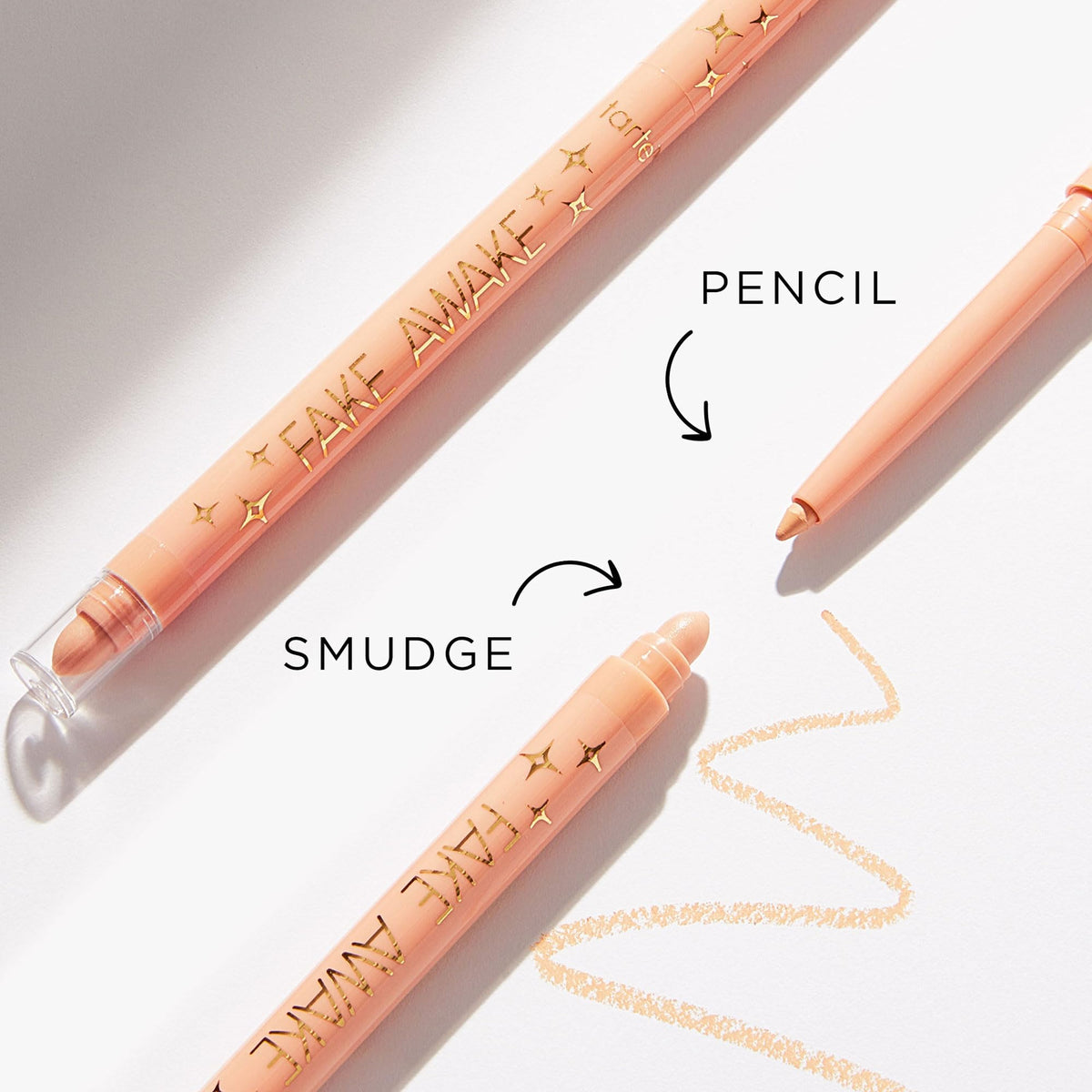 tarte smudger detail built-in blending tool that softens lines for natural finish