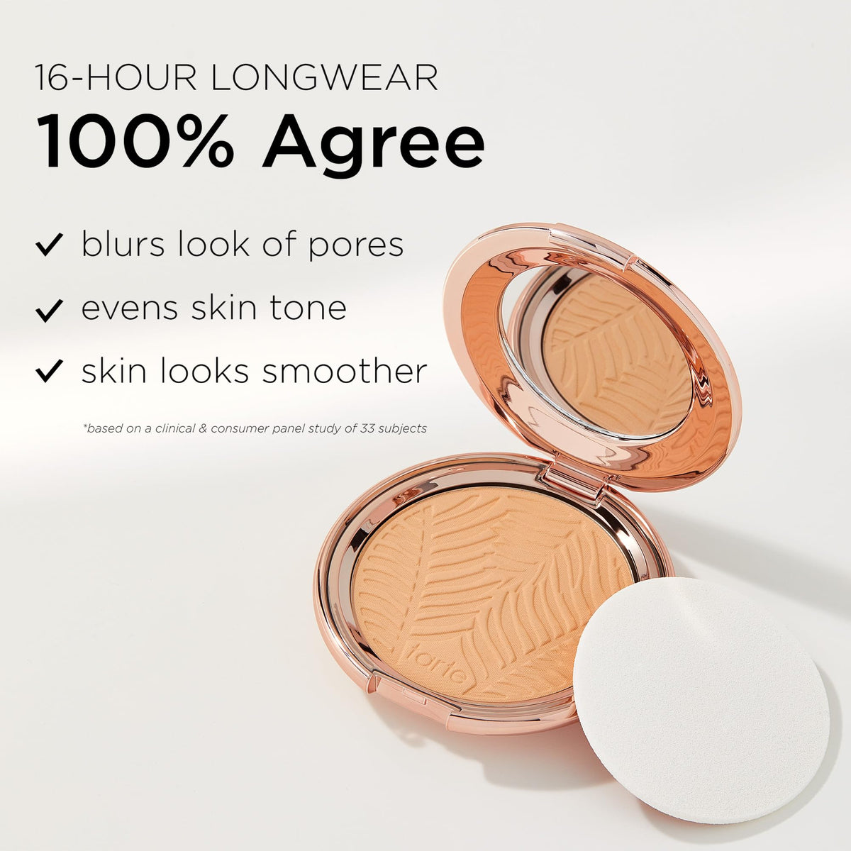 tarte swatch on arm 26N illustrating light-medium neutral color match