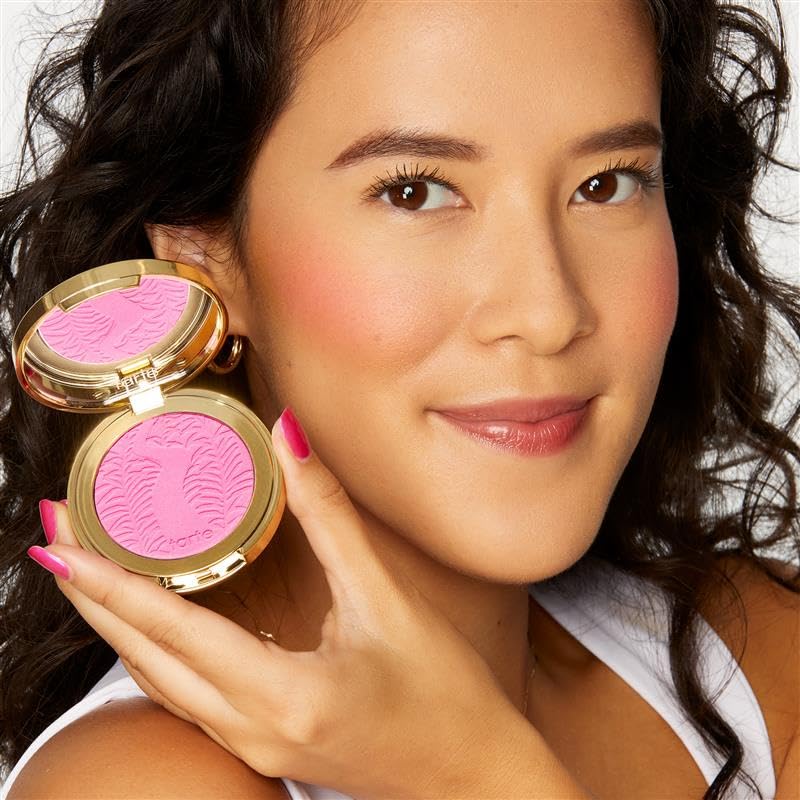 tarte swatch on skin showing buildable pigment and natural finish