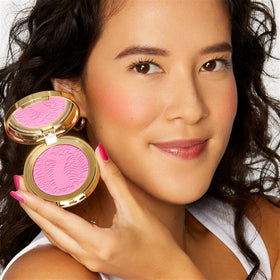 tarte swatch on skin showing buildable pigment and natural finish