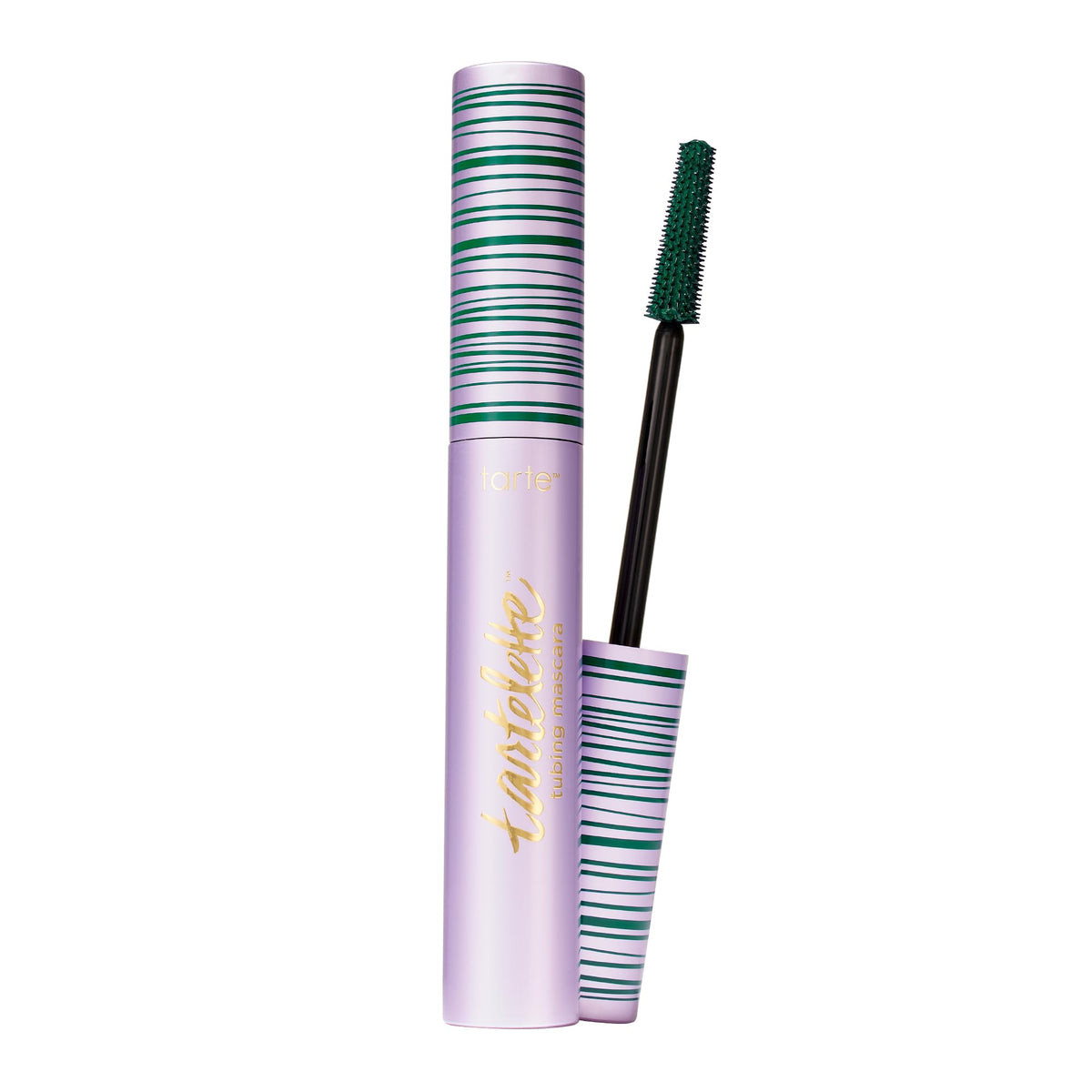 tarte tartelette front packaging showing emerald green tube and benefits