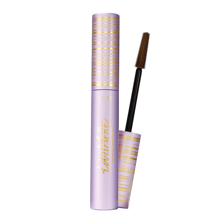 tarte front packaging showing full-size brown tubing mascara for longwear