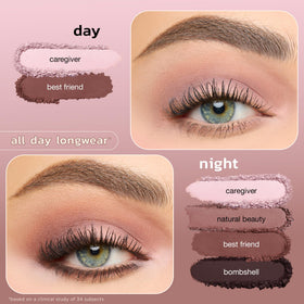 tarte bottom row used as liner, deep pigments for defined eye looks