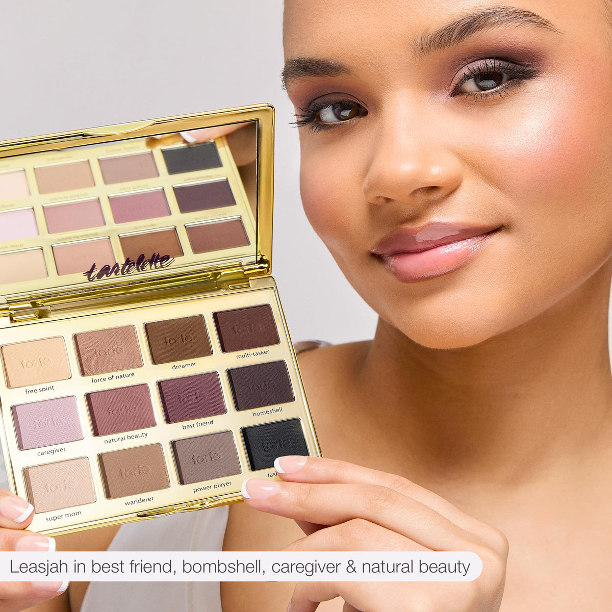 tarte close-up of crease application, blendable texture for smooth transitions