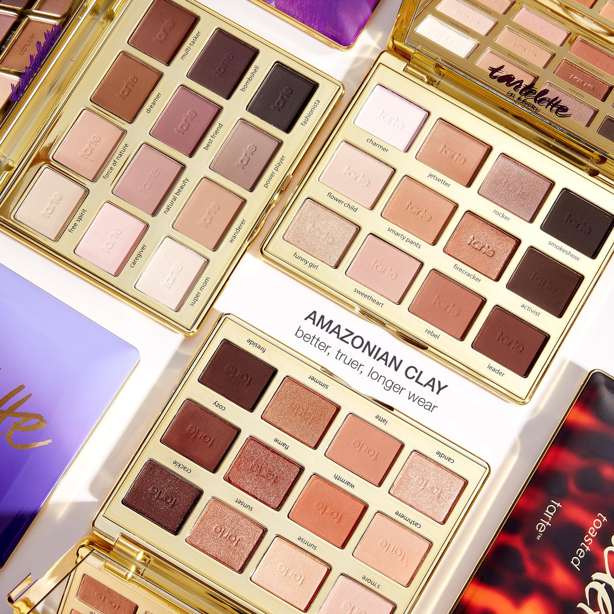 tarte lifestyle image in vanity setting, versatile palette for day-to-night use