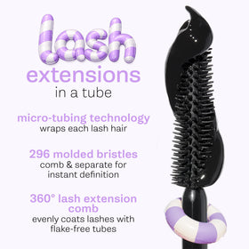 tarte tube next to ruler showing full-size scale and benefit of value-packed volume