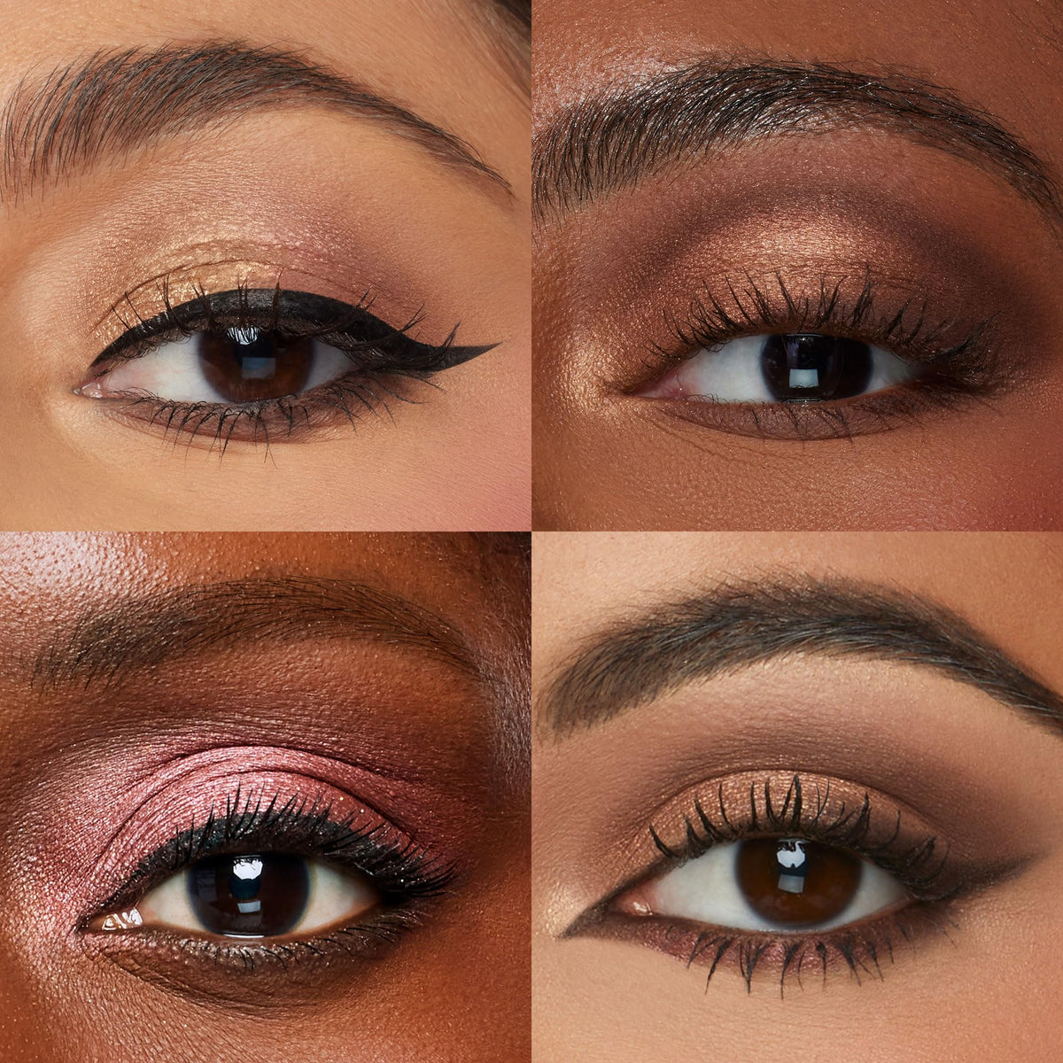 tarte open palette lid view displaying six mattes and shimmers for easy selection