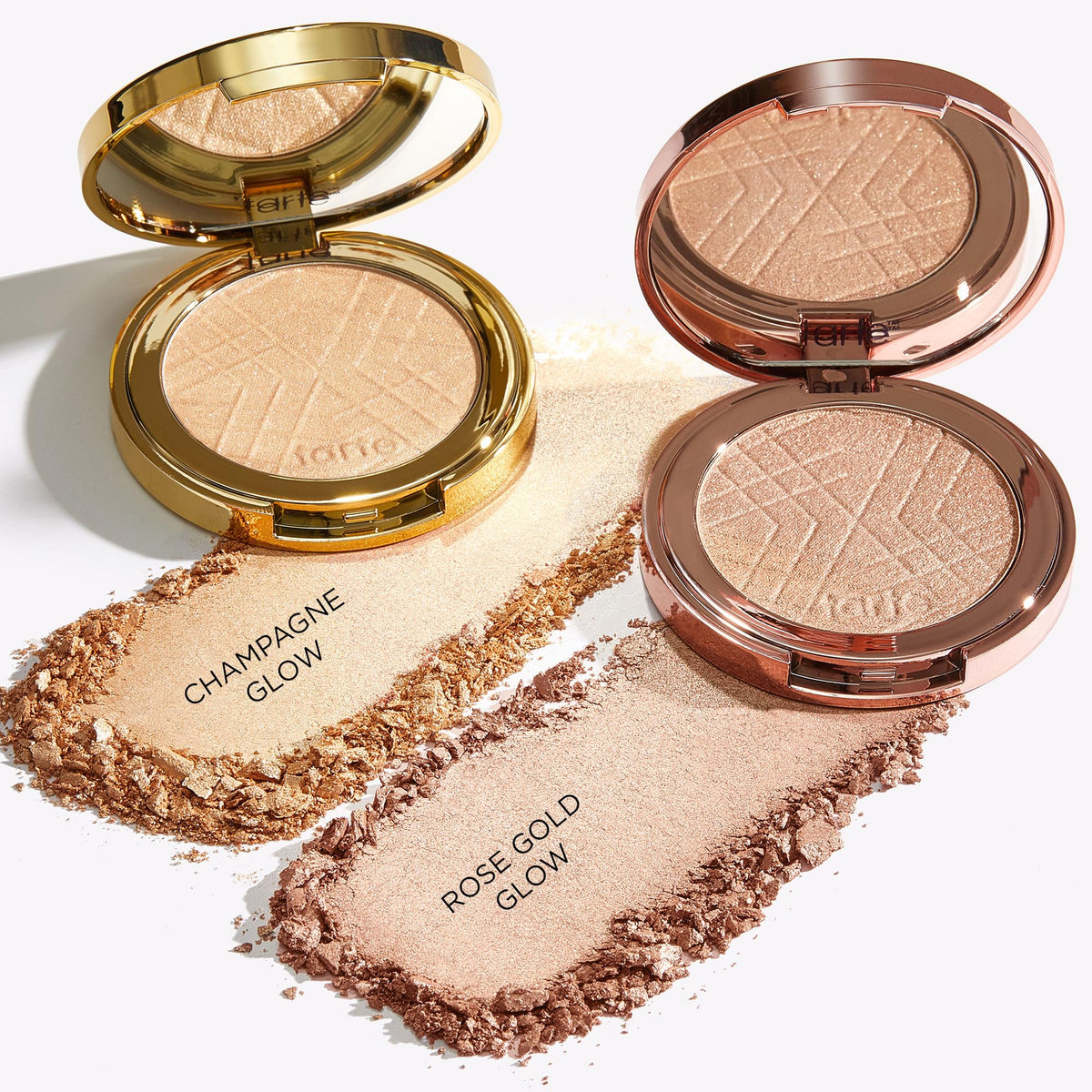 tarte texture close-up swipe demonstrating butter-soft blendability benefit