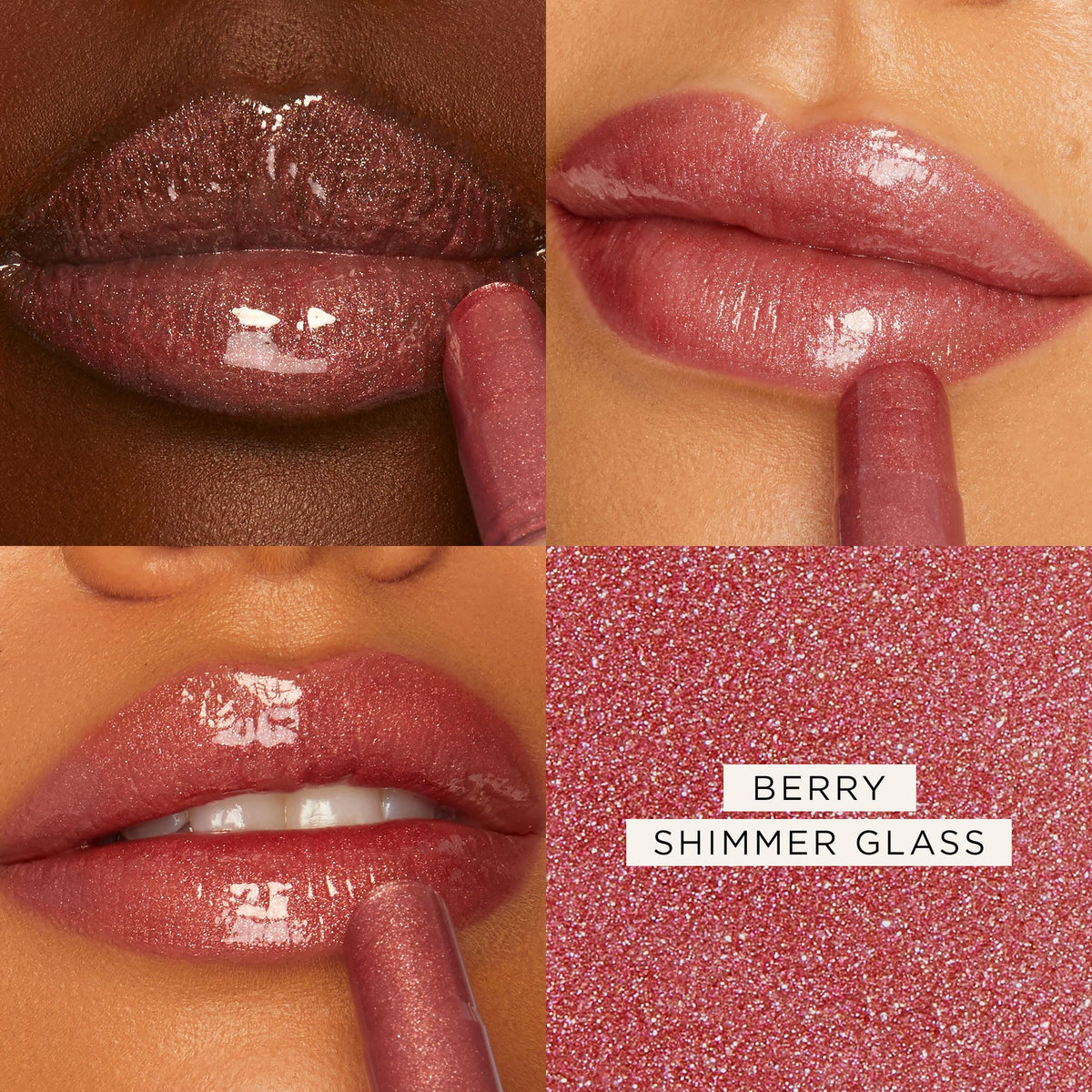 tarte close-up of glossy texture highlighting hydrating finish