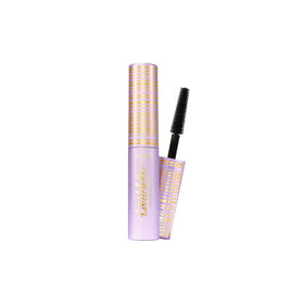 tarte tubing mascara front view showing travel-size tube and bold benefits