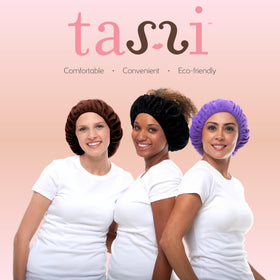 TASSI lifestyle shot using headband during facial for neatness