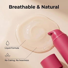 Tasunte foundation in hand demonstrating size and easy dispensing benefit