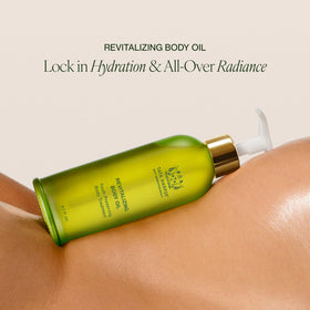 Tata Harper absorption before and after close view showing smoother-looking skin