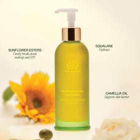 Tata Harper bottle beside a ruler for 125ml size and travel-friendly benefit