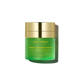 Tata Harper front jar showing Water-Lock Moisturizer and sustainable design benefits