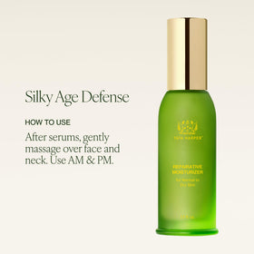 Tata Harper moisturizer applied under makeup showing smooth layering benefit