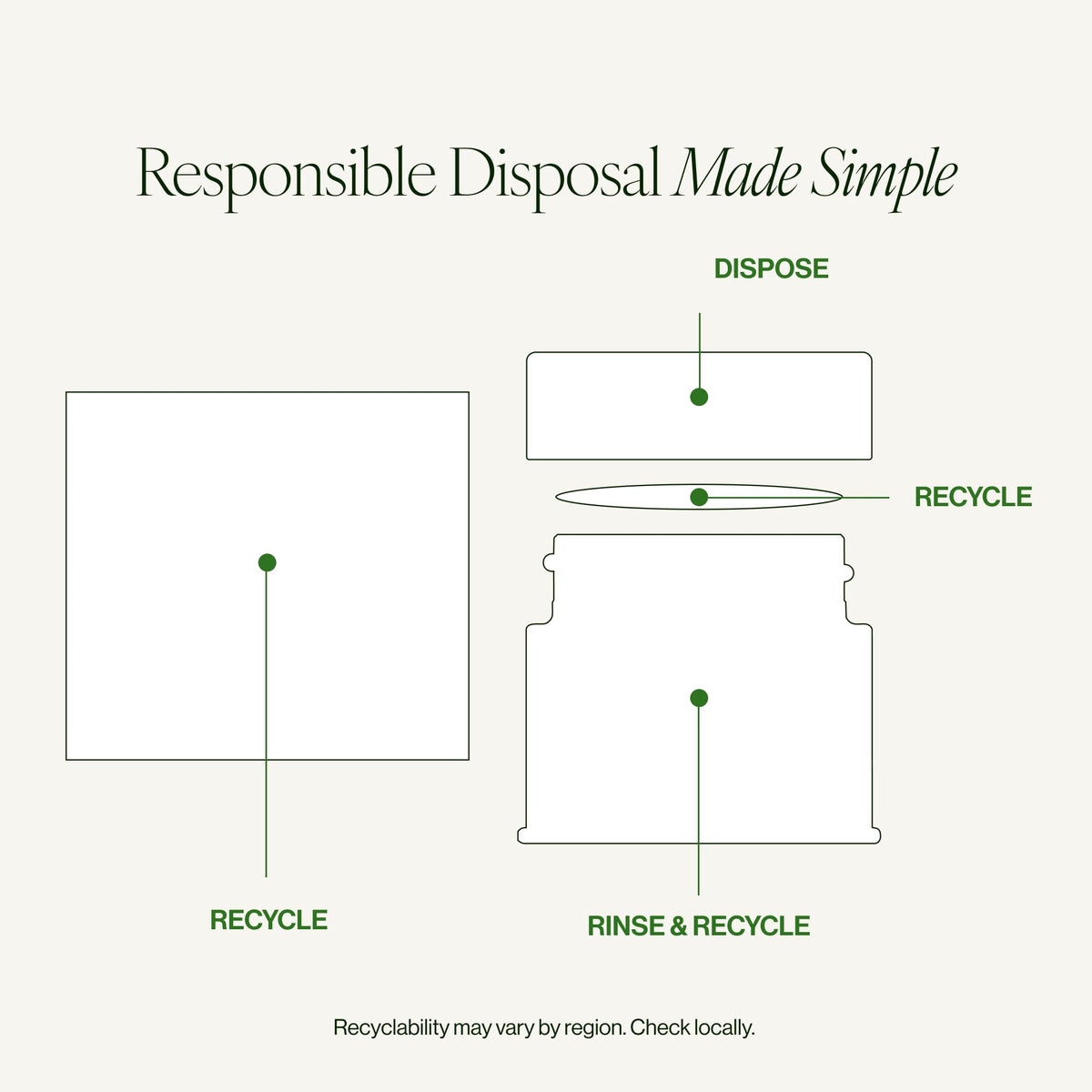Tata Harper label close-up highlighting COSMOS Natural certification and transparency