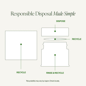 Tata Harper label close-up highlighting COSMOS Natural certification and transparency