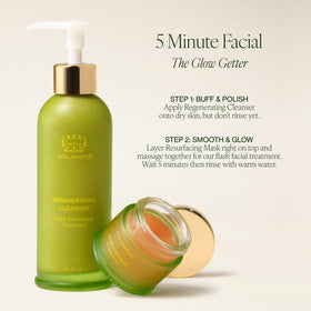 Tata Harper mask staged in spa setting suggesting relaxing radiance-boosting treatment