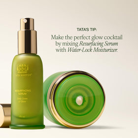 Tata Harper before and after texture comparison showing smoother skin