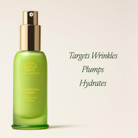 Tata Harper dropper dispensing clear serum demonstrating easy controlled application