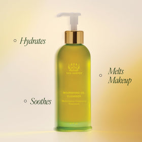 Tata Harper texture close-up of oil-to-milk emulsifying action for soft skin
