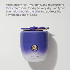 TATCHA close-up of cream texture highlighting rich, silky hydration