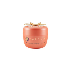 TATCHA front packaging showing jar and box highlighting brightening benefits