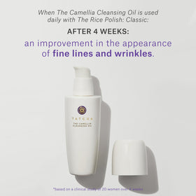 Camellia flowers and oil ingredient shot highlighting nourishing vitamins