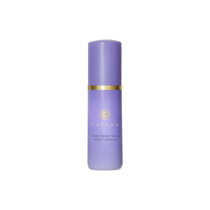 TATCHA Dewy Milk front packaging showing travel-sized 15ml for convenient hydration