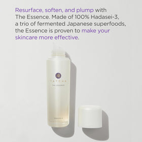 TATCHA pump close-up highlighting easy dispensing and control