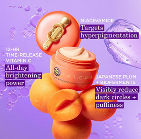 TATCHA cream on fingertip for application demonstrating easy layering