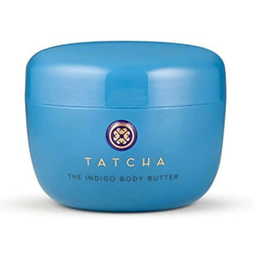 TATCHA The Indigo Body Butter jar front view showing packaging and soothing benefits