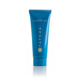 tatcha indigo hand cream front tube showing packaging and size benefit